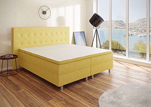 Best For You Boxspringbett "Neo" First Class Bett Polsterbett in verschiedenen Farben und Größen