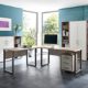 Büromöbel Arbeitszimmer komplett Set OFFICE EDITION (Set 5) in Sandeiche / Weiß