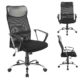 Bürostuhl Chefsessel Ergonomisch Netzstoff Wippfunktion in Schwarz Duhome 0341 Schreibtischstuhl Office Chair Drehstuhl Gaming Stuhl Buerostuhl - Duhome