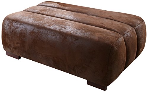 Cavadore 478 Wohnlandschaft Scoutano, Ottomane li - Sofa 3-er Longchair re, 363 x 76 x 227 cm, antik chocco