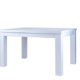 Cavadore 84655 Esstisch Alabama / Moderner Küchentisch in Hochglanz Weiß lackiertem Holz / Resistent gegen Schmutz / 120 x 80 x 76 cm (L x B x H)