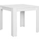 Cavadore Tisch Nick / Moderner Esstisch, gefertigt aus Melamin weiß / Resistent gegen Schmutz / 80 x 80 x 75 cm (L x B x H)