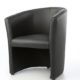 Design Cocktailsessel Sessel Clubsessel Loungesessel Club Möbel Bürosessel Praxismöbel schwarz