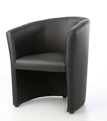 Design Cocktailsessel Sessel Clubsessel Loungesessel Club Möbel Bürosessel Praxismöbel schwarz