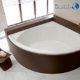 EXCLUSIVE LINE Eckbadewanne Acryl LILIE 150x150 cm