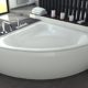 EXCLUSIVE LINE Eckbadewanne Eckige Acryl Badewanne MIA 120x120, 130x130, 140 x 140 cm Schürze Ablaufgarnitur Kompletset