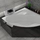 EXCLUSIVE LINE Eckbadewanne Eckwanne Badewanne COMFORT 150x150 cm