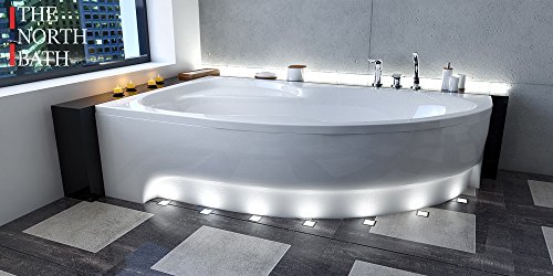 EXCLUSIVE LINE North Bath Alice Eckbadewanne Acryl 150x100; 160x100; 170x100 Ablauf TOP Qualität