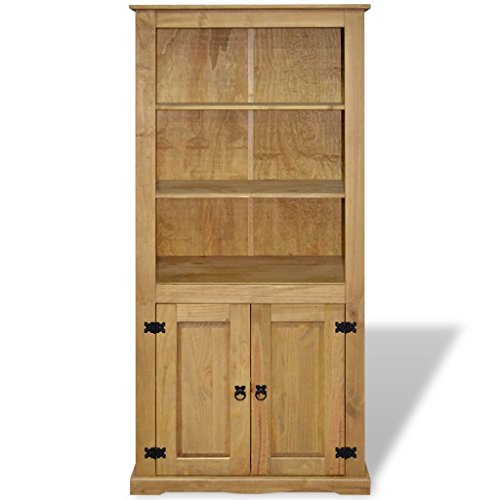 Festnight Schrank Flurschrank Dielenschrank Mexiko Möbel Kiefer Massiv 80 x 40 x 170 cm