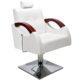 Friseurstuhl hydraulisch höhenverstellbarer Friseursessel Sessel Friseursalon Friseur Friseursalon Make-up Artist Visagist 200485A weiß