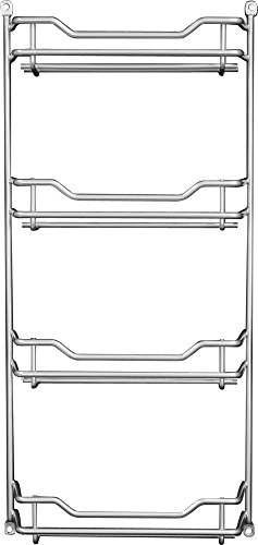 Fuchs 12er Gewürzregal leer Gewürzaufbewahrung Küchen-Regal für Gewürze, Etagenregal für 12 Gewürzdosen, ideal als Wandregal in der Küche, Menge: 1 Stück