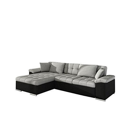 Großes Design Ecksofa Diana, Eckcouch mit Bettkasten und Schlaffunktion, Elegante Couch, Moderne Polsterecke Sofa, Farbauswahl, Couchgarnitur, Schlafsofa, Bettsofa vom Hersteller