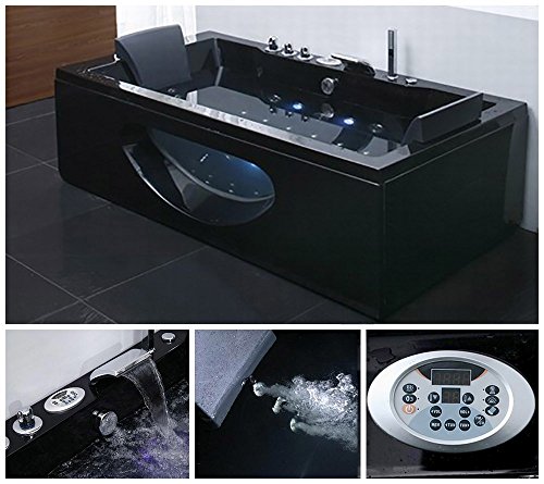 Home Deluxe Whirlpool Laguna M schwarz, inkl. vielen Extras