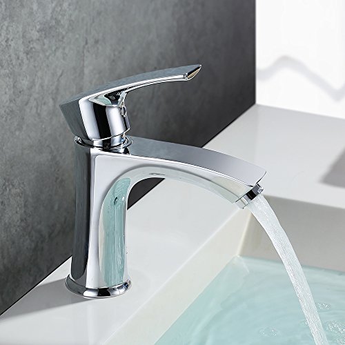 Homelody Wasserhahn Waschbecken Armatur Waschtischarmatur Bad Badarmatur Einhandmischer Waschtisch Armaturen Mischbatterie f. Badezimmer