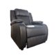 Moderner Relaxsessel HOLLYWOOD Kunstleder schwarz verstellbar Liegesessel Sessel Fernsehsessel Wohnzimmer mit Liegefunktion