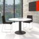 OPTIMA runder Besprechungstisch Esstisch Küchentisch Tisch Weiß Rund Ø 120 cm