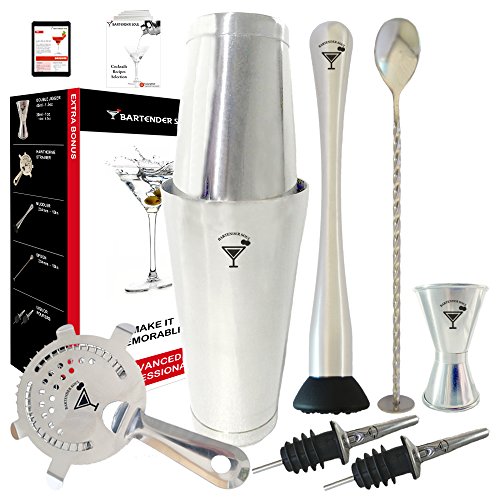 Professionelle Boston Cocktailshaker Set von BARTENDER SOUL