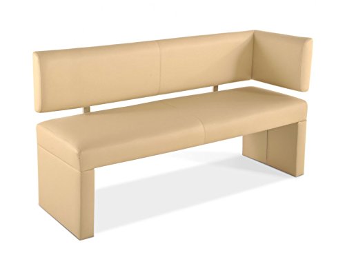 SAM Esszimmer Sitzbank, Sitzbank mit Rückenlehne aus Samolux®-Bezug, angenehmer Sitzkomfort, frei im Raum aufstellbare Bank