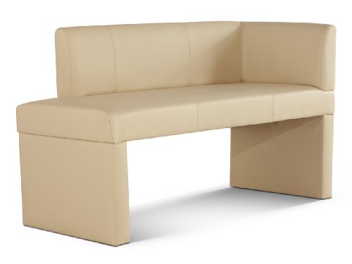 SAM® Ottomane Recamiere Marseille II 130 cm in creme Sitzbank komplett bezogen angenehme Polsterung Bank pflegeleicht