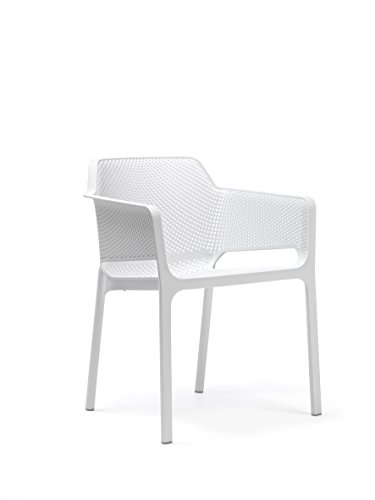 Sessel Net stapelbar Weiß