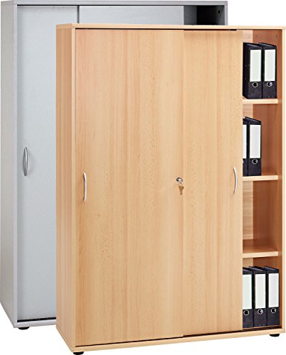 VCM Schrank Aktenschrank Büroschrank Ordnerschrank Büromöbel Regal Omegos 480