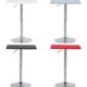 WOLTU #416 Bartisch Bistrotisch , Partytisch , Design Tisch mit Trompetenfuß , drehbare Tischplatte aus robustem MDF , höhenverstellbar , Dekor , Farbwahl