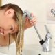Waschbecken Bad Armatur Ausziehbar Kopfbrause Haarewaschen Chrom Sanlingo
