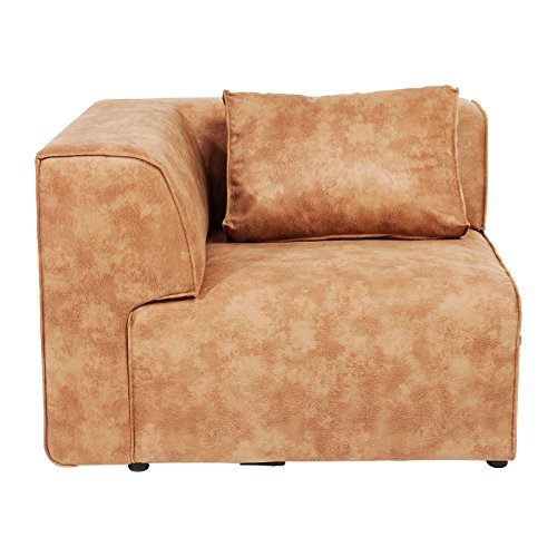 Winkel links Sofa Infinity cognac Kare Design