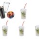 elastofit® Cocktailshaker-Set "Boston" Cocktail-Set Inkl. 4 Bruchfeste Cocktailbecher aus Hochwertigem SAN-Kunststoff