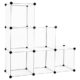langria Smart Interlocking Storage Regalen Cube Modular Kleiderschrank