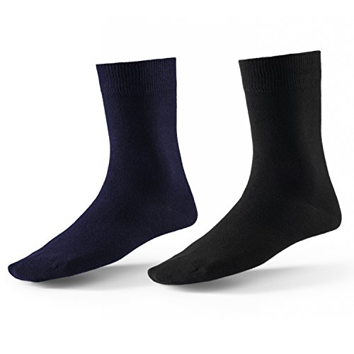 10 Paar Socken von Mat & Vic's für Sie und Ihn - Cotton classic bequem ohne drückende Naht - angenehmer Komfort-Bund - OEKO-TEX Standard 100