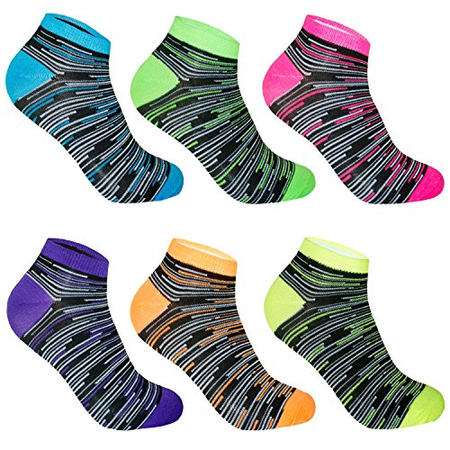 12 Paar L&K-II Damen Sneaker Socken Füßlinge