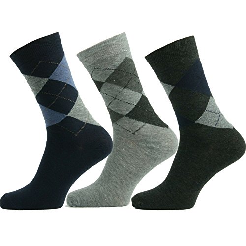 3 Paar Grösse 39-42 Herrensocken Baumwolle Business Herren Strümpfe Socken Schwarz Neu