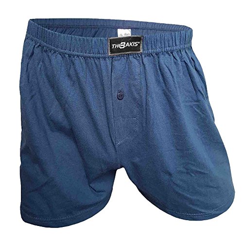 6-10 weite Herren Boxershorts im Set ✓ Eingriff ✓ Breiter Komfortbund ✓ 100% Baumwolle | American Style Short für Männer | Unterwäsche im Spar-Pack in vers. Farben | Unterhosen für Herren von SGS