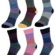 6 oder 12 Paar Damensocken Baumwolle Ringel Damen Socken Geringelt - E-808 - sockenkauf24