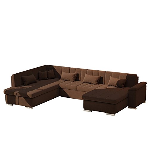 AUSVERKAUF !! Eckcouch Ecksofa Niko Bis SALE! Design Sofa Couch! mit Schlaffunktion und Bettkasten! U-Sofa Farbauswahl! Wohnlandschaft vom Hersteller