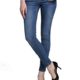 Alice & Elmer Damen Stretch Normaler Bund Skinny Jeans