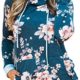 Angashion Damen Hoodies Langarm Kapuzenpullover-Blumenmuster Casual Sweatshirt Pullover Bluse Oberteile