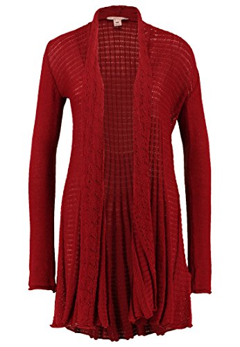 Anna Field Strick-Cardigan Damen Schwarz, Rot, Grau o. Lila – Strickjacke in A-Linie Strickmantel langarm mit Schalkragen – Strickweste lang