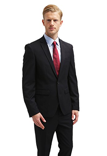 Anzug Herren Slim Fit Blau / Schwarz / Grau ★ Pier One ★ Business Herrenanzug Größe 46-54 Kombination aus Sakko & Anzug-Hose