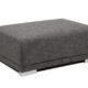 B-famous Big Sofa London-L Struktur grau, 217x103 cm,