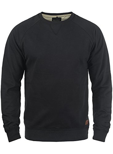 BLEND Alex Herren Sweatshirt Pullover Sweater mit Rundhalskragen aus hochwertiger Baumwollmischung