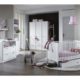 Babyzimmer Kinderzimmer Schrank Wickelkommode Bett Filou 8-teilig