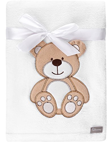 Be Mammy Kuschlige Babydecke mit 3D Applikation 76 x 102 cm BE20-168