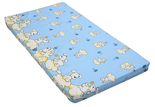 Best For Kids Babymatratze 60x120x6 cm Bezug 100% kuschelweiche Baumwolle