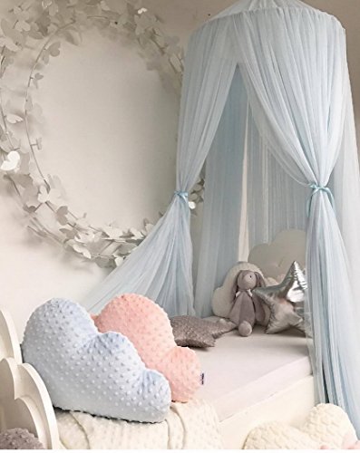 Betthimmel Baldachin Babybett, Restbuy Baldachin Kinderzimmer Betthimmel Moskitonetz Kinderbett Romantische Kuschel und Leseecke mit Himmelbett für ein Schlafzimmer