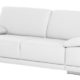 Cavadore Ledersofa Corianne / Kleine Couch in hochwertigem Echtleder und modernem Design / Mit Armteilverstellung