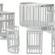 ComfortBaby ® SmartGrow 7in1 Baby- Kinderbett / erweiterbar, multifunktionell, aus MASSIVHOLZ HERGESTELLT IN DER EU ( NEUES MODELL )