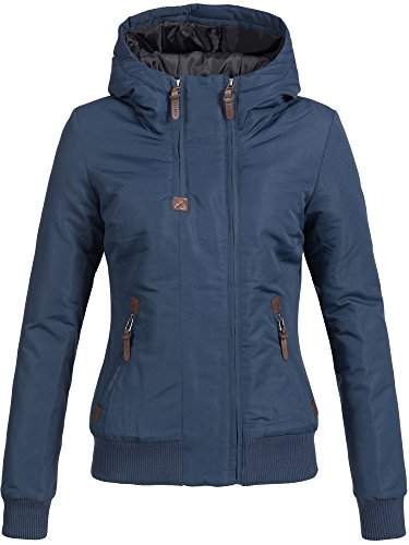 DESIRES Damen Elva Winterjacke Kapuze Jacke Kapuzenjacke Regenjacke Softshell Steppjacke