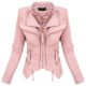 Damen Biker Jacke Sommer Übergangs Jacket S-XL D-370